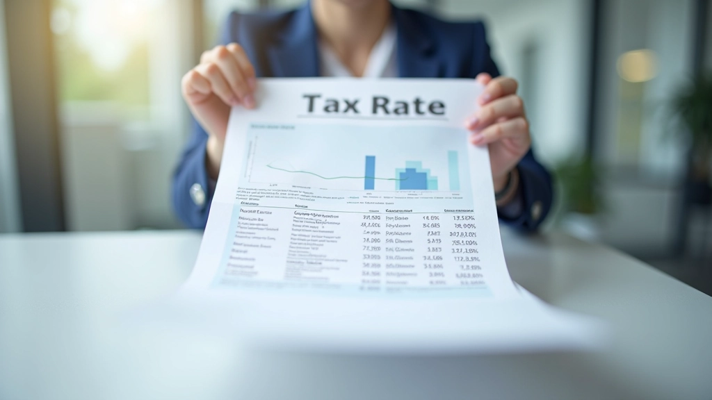 Tabulka s daňovými sazbami a procenty